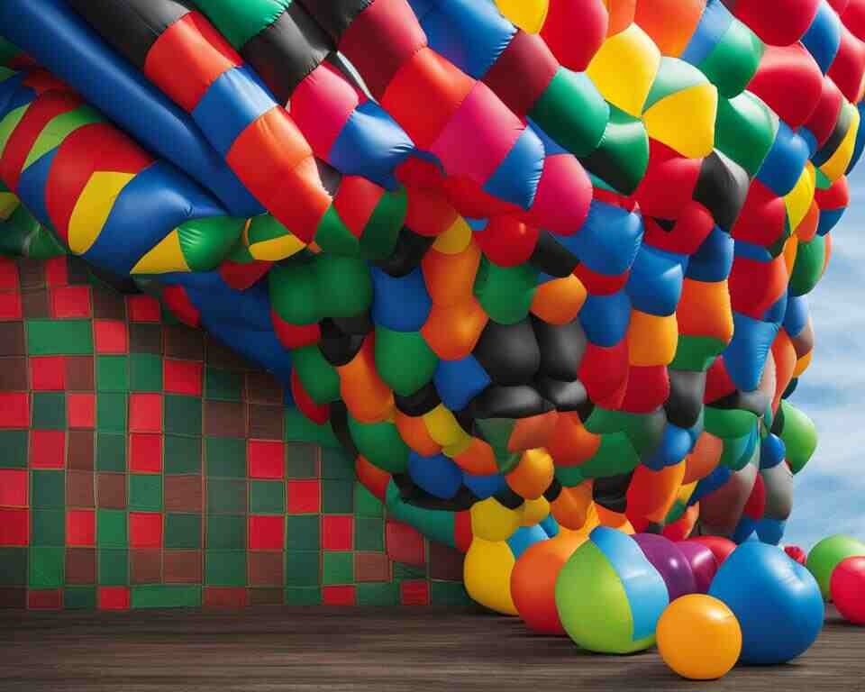 A look at the various materials used to make inflatables, ranging from PVC to nylon and vinyl.