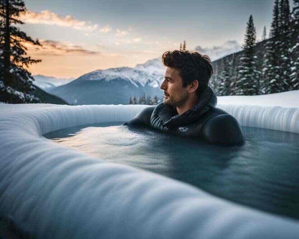 Using inflatable hot tubs during winter months.