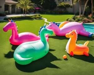 lawn care with inflatables