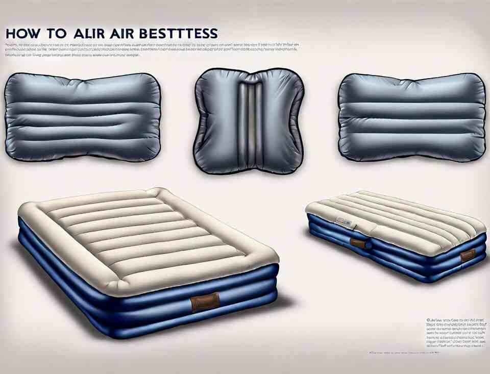 How to fold an inflatable air mattress.